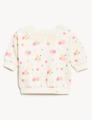 

Girls M&S Collection Cotton Rich Floral Sweatshirt (0-3 Yrs) - Multi, Multi