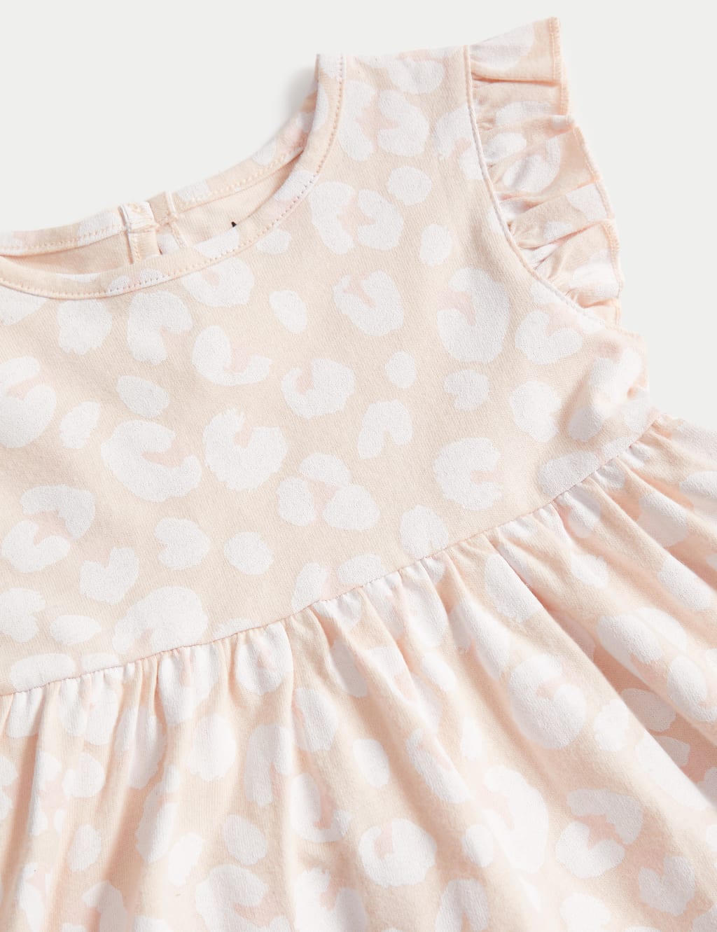 Pure Cotton Animal Print Dress (0-3 Yrs) image 3