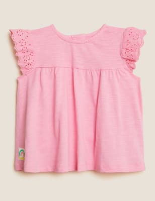 

Girls M&S Collection 3pk Pure Cotton Frill Top (0-3 Yrs) - Multi, Multi