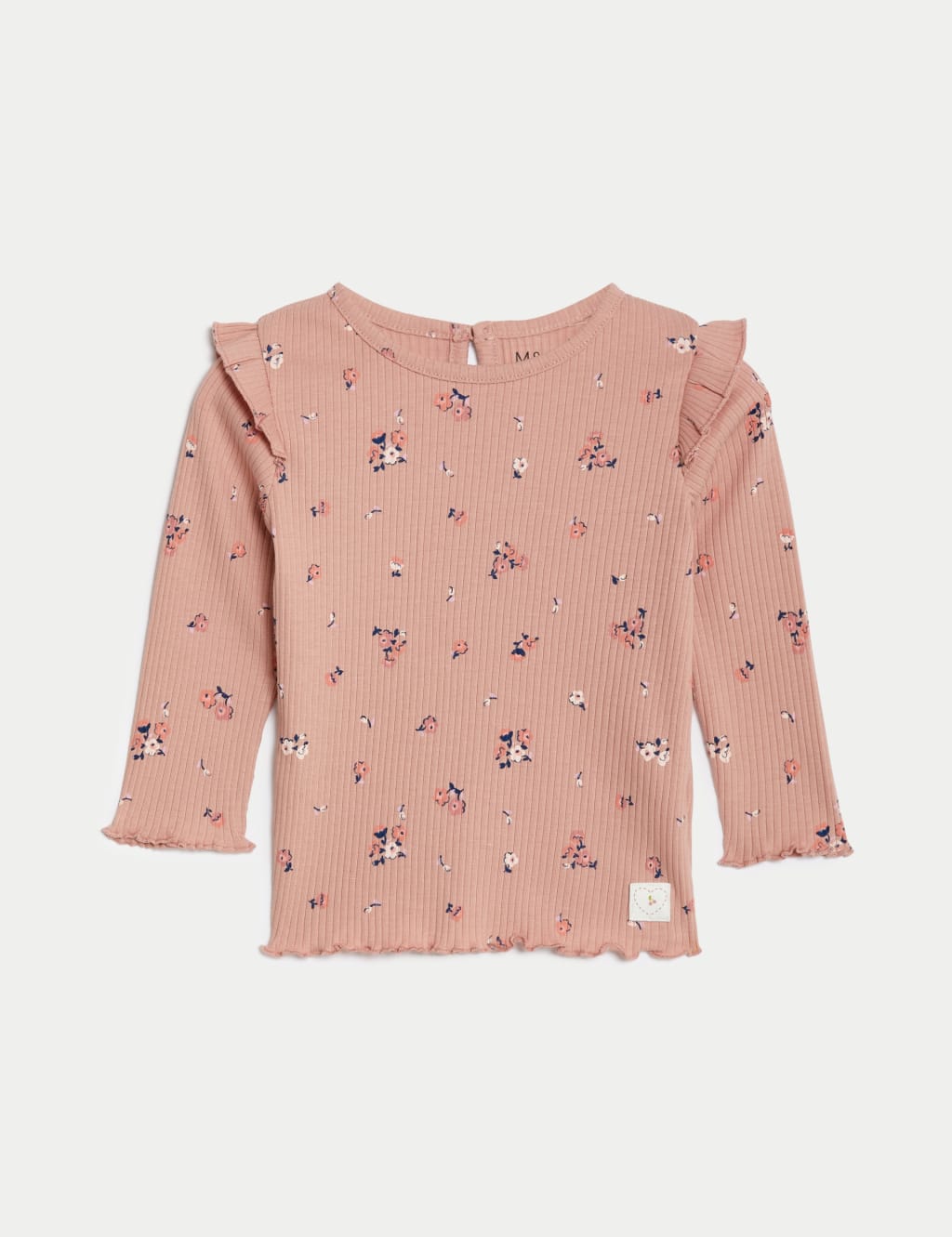 2pc Pure Cotton Floral Top & Bottom Outfit (0-3 Yrs) image 4
