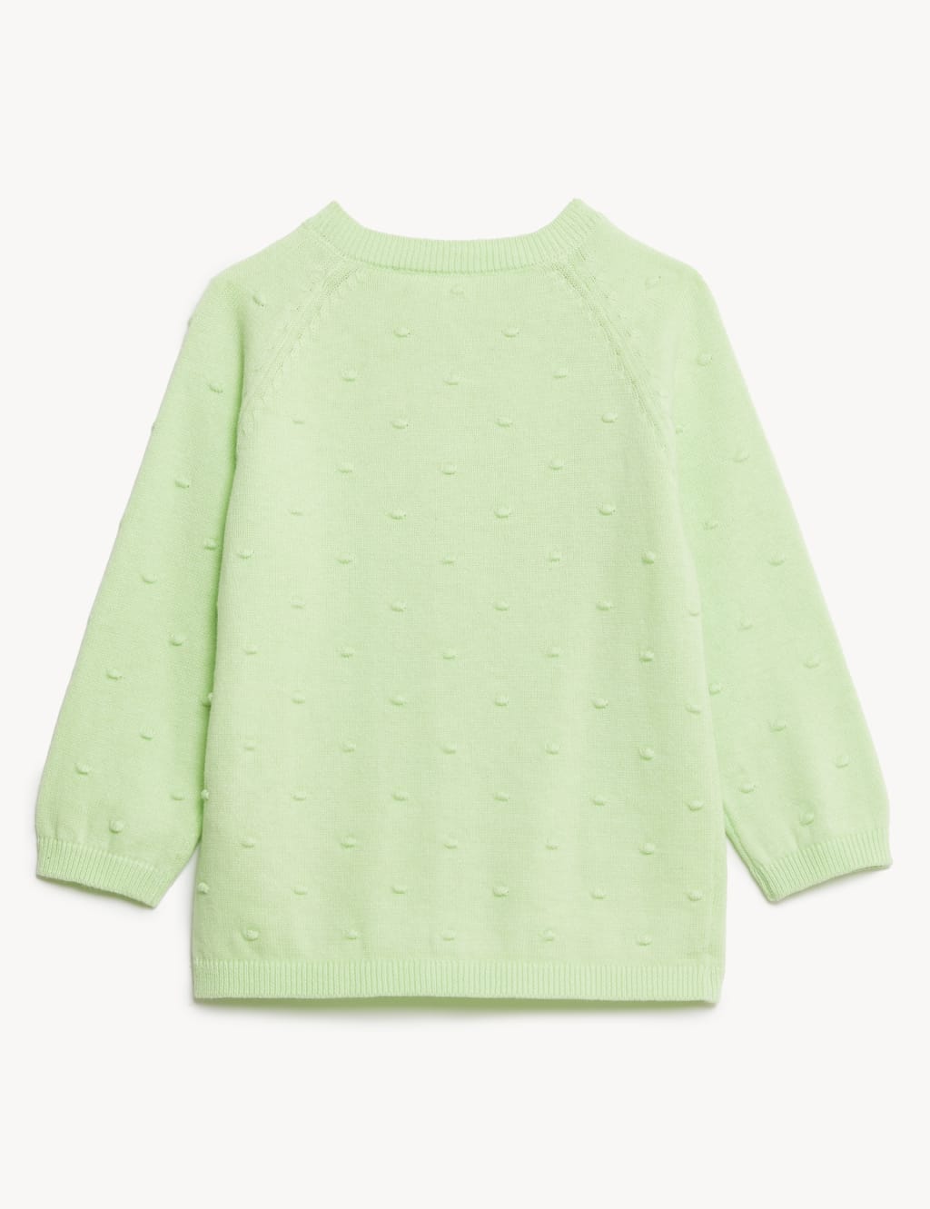 Pure Cotton Spot Cardigan (0-3 Yrs) image 2