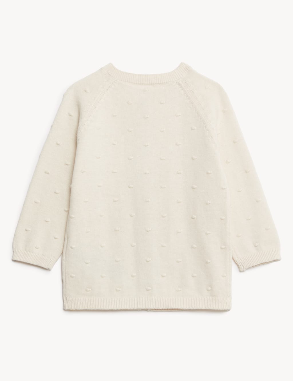 Pure Cotton Spot Cardigan (0-3 Yrs) image 2
