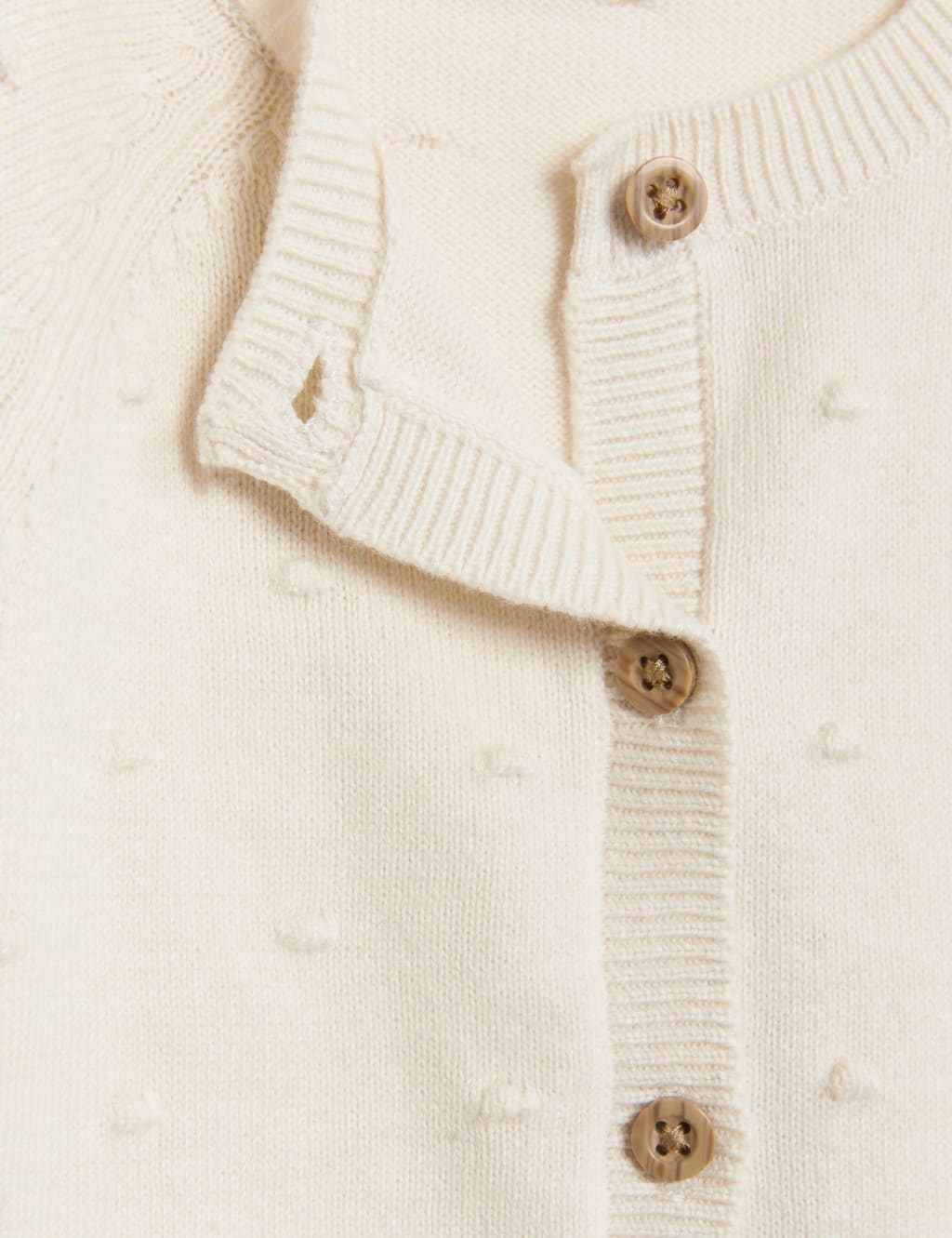 Pure Cotton Spot Cardigan (0-3 Yrs) image 3