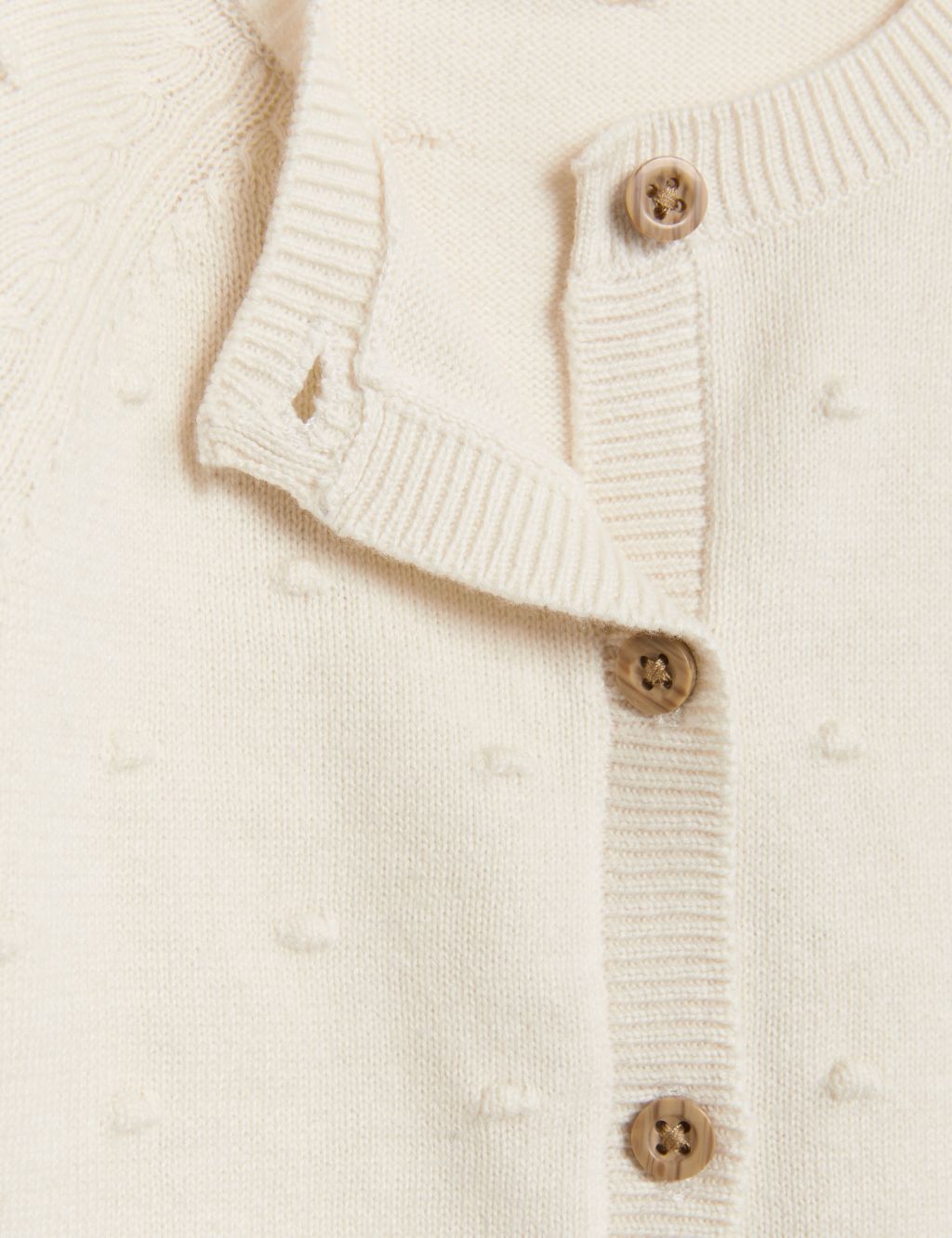 Pure Cotton Spot Cardigan (0-3 Yrs) image 3
