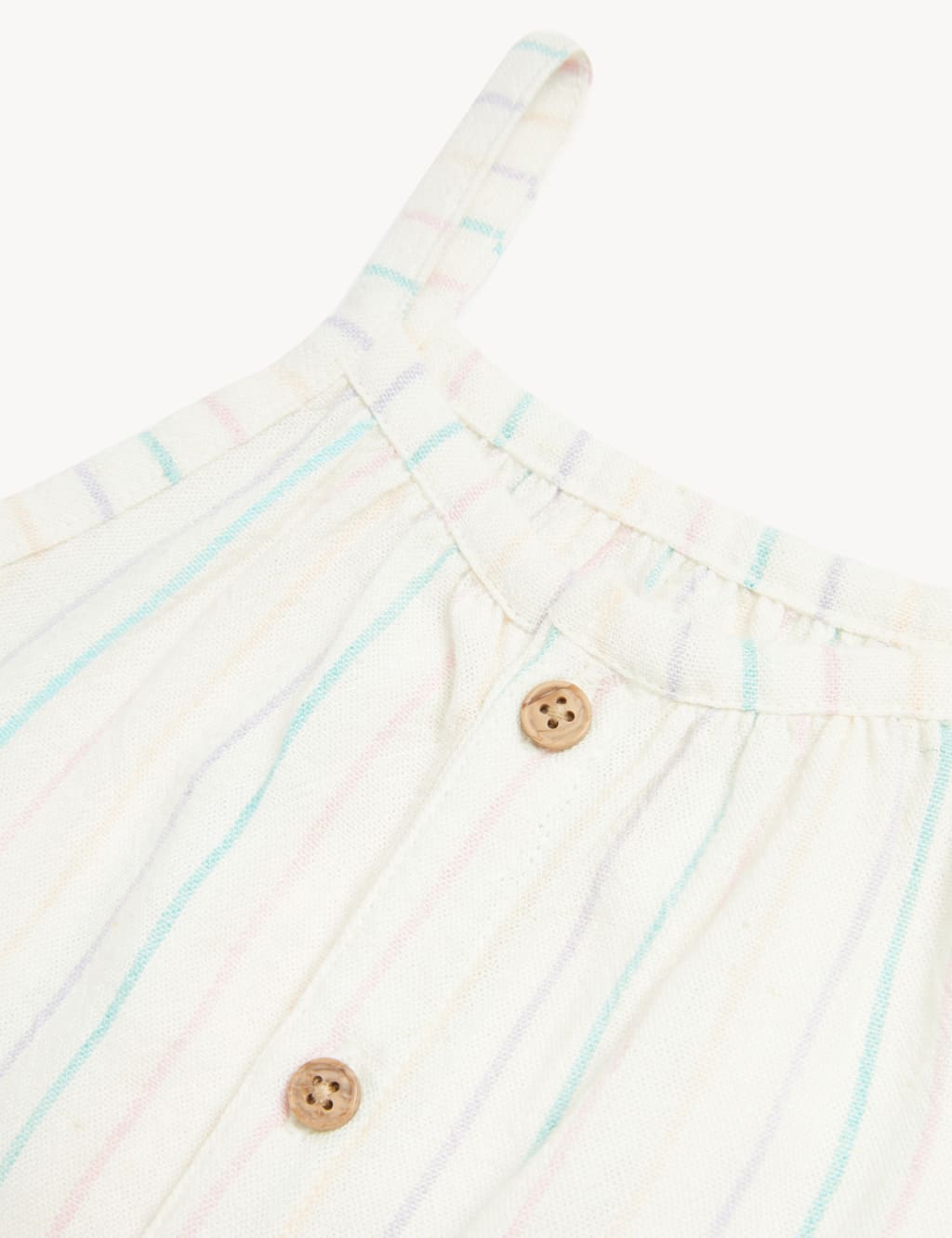 2pc Cotton Rich Striped Romper Outfit (0-3 Yrs) image 6