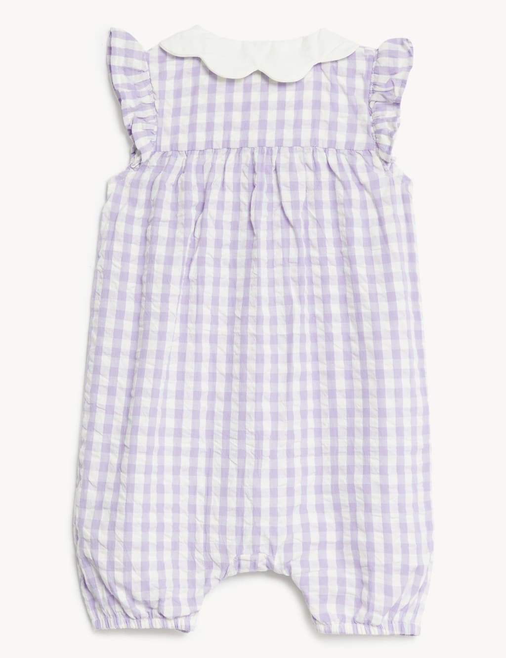 Pure Cotton Gingham Romper (0-3 Yrs) image 2