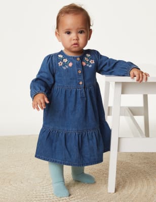 Simple clearance denim dress