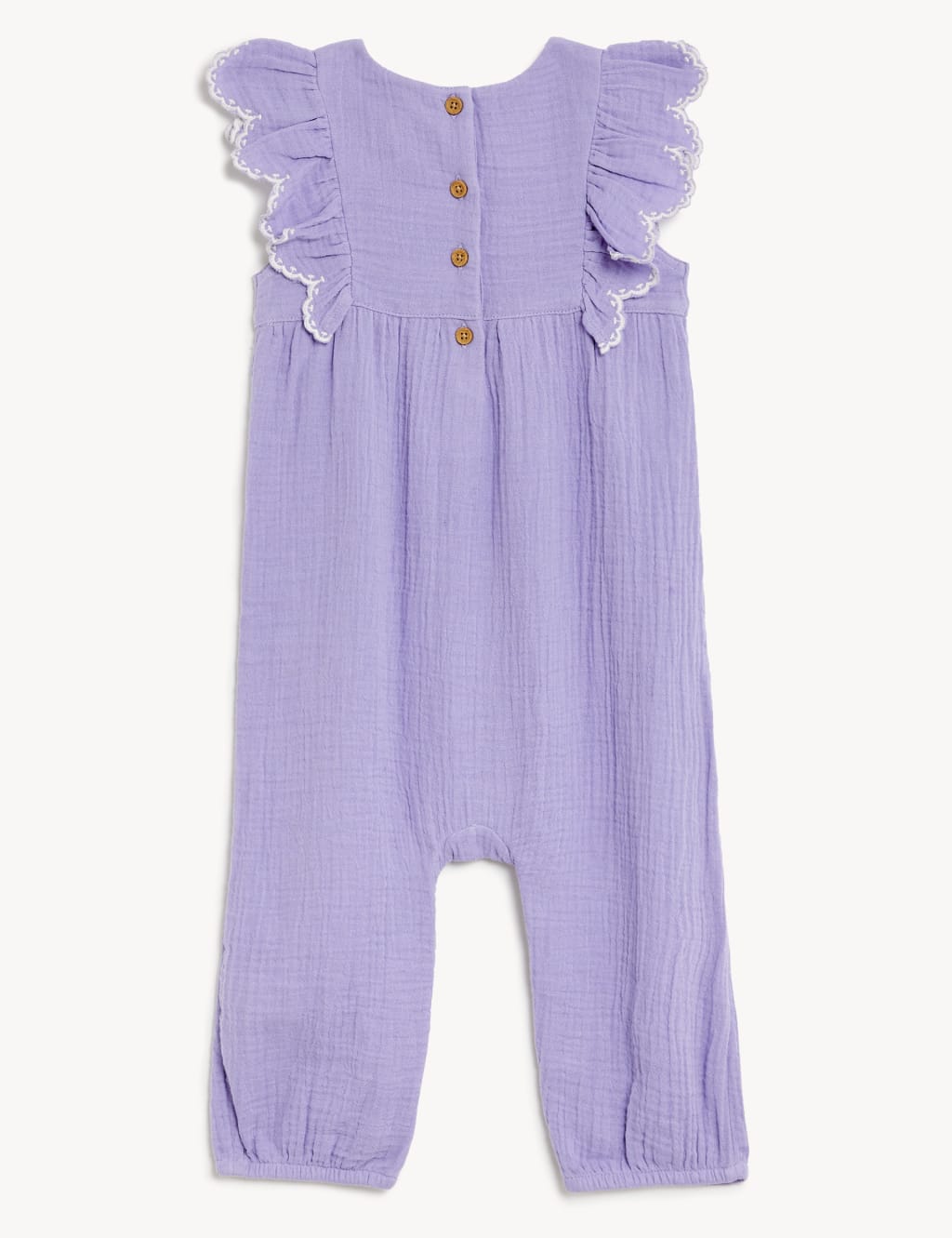 Pure Cotton Frill Romper (0-3 Yrs) image 2