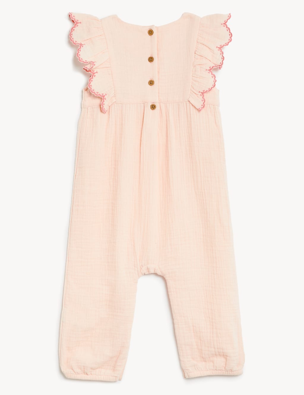 Pure Cotton Frill Romper (0-3 Yrs) image 2