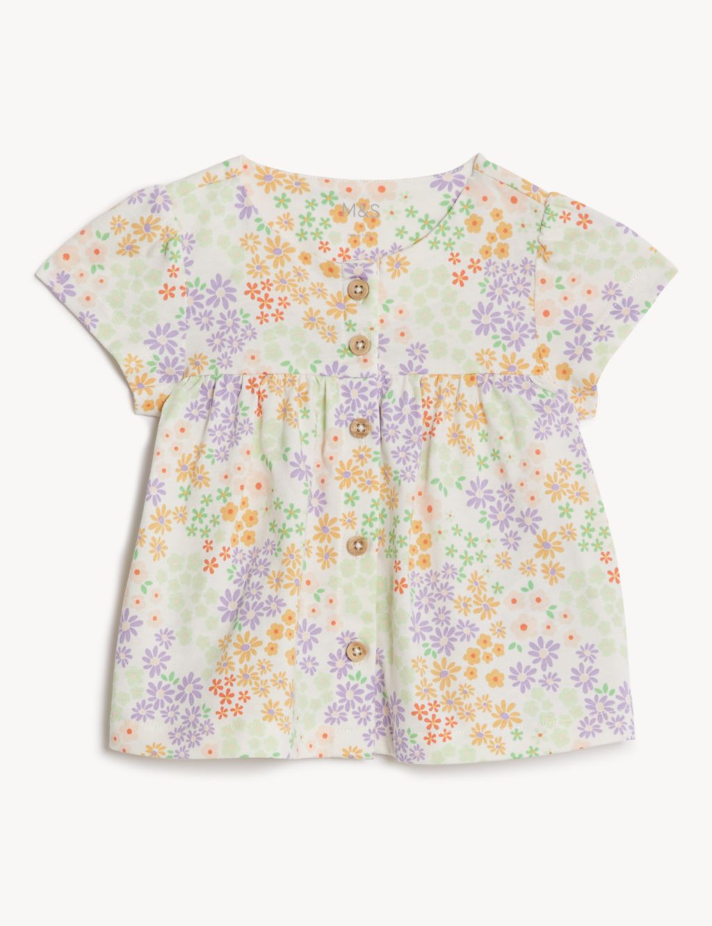Cotton Ditsy Jersey Outfit (0-3 Yrs) image 3