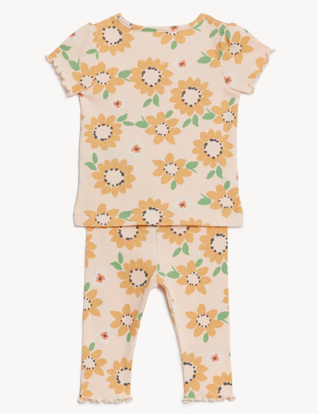 2pc Cotton Rich Sunflower Outfit (0-3 Yrs) image 2