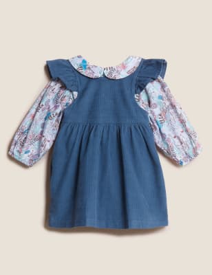 

M&S Collection 2-teiliges Peter Rabbit™-Outfit aus reinem Baumwollcord (0-3 Jahre) - Navy Mix, Navy Mix