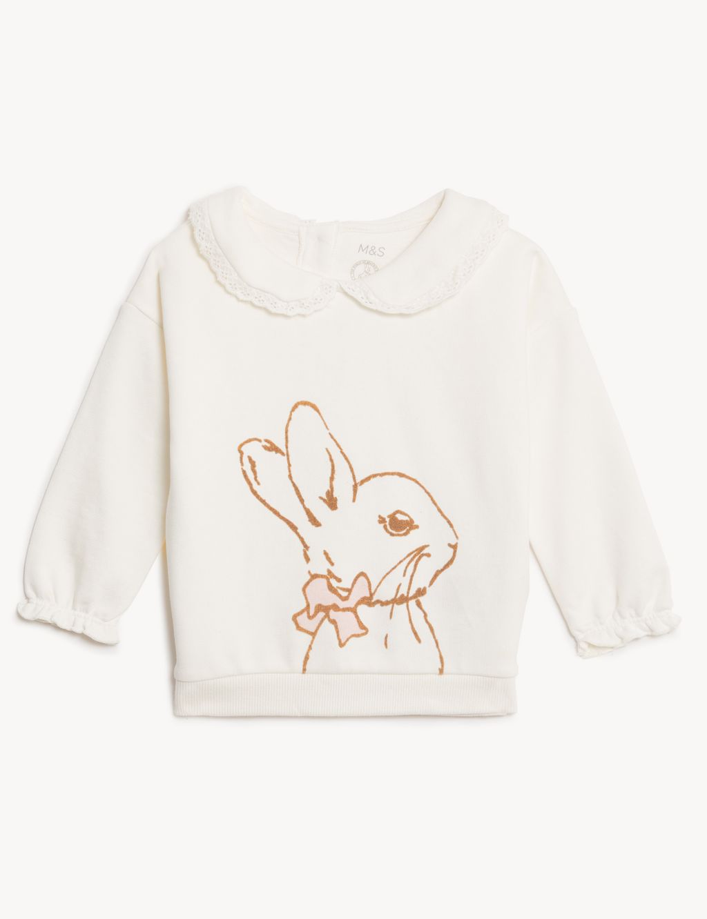 Pure Cotton Peter Rabbit™ Flopsy Sweatshirt (0-3 Yrs) image 1