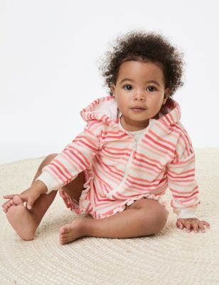 2pc Cotton Rich Striped Outfit (0 - 3 Yrs) - US