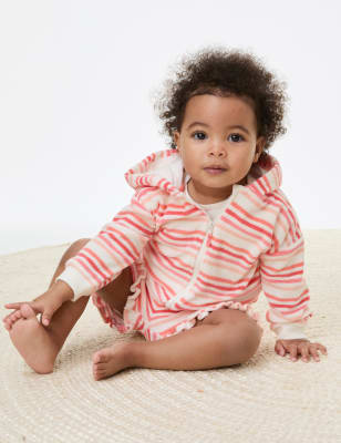 2pc Cotton Rich Striped Outfit (0-3 Yrs)