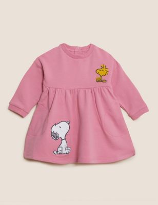 

Girls M&S Collection Snoopy™ Cotton Rich Dress (0-3 Yrs) - Pink, Pink