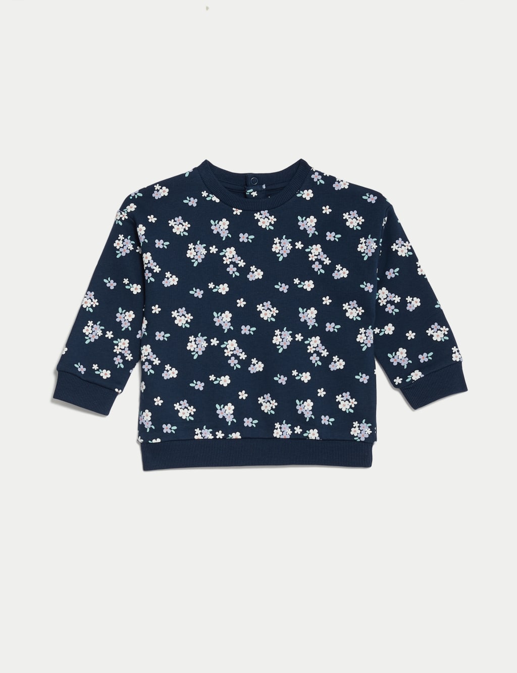 2pc Cotton Rich Floral Outfit (0-3 Yrs) image 3