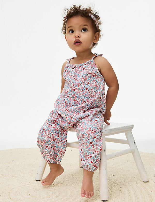 2pc Pure Cotton Ditsy Floral Outfit (0-3 Yrs) - US