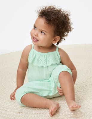 Pure Cotton Romper (0–3 Yrs) - AL