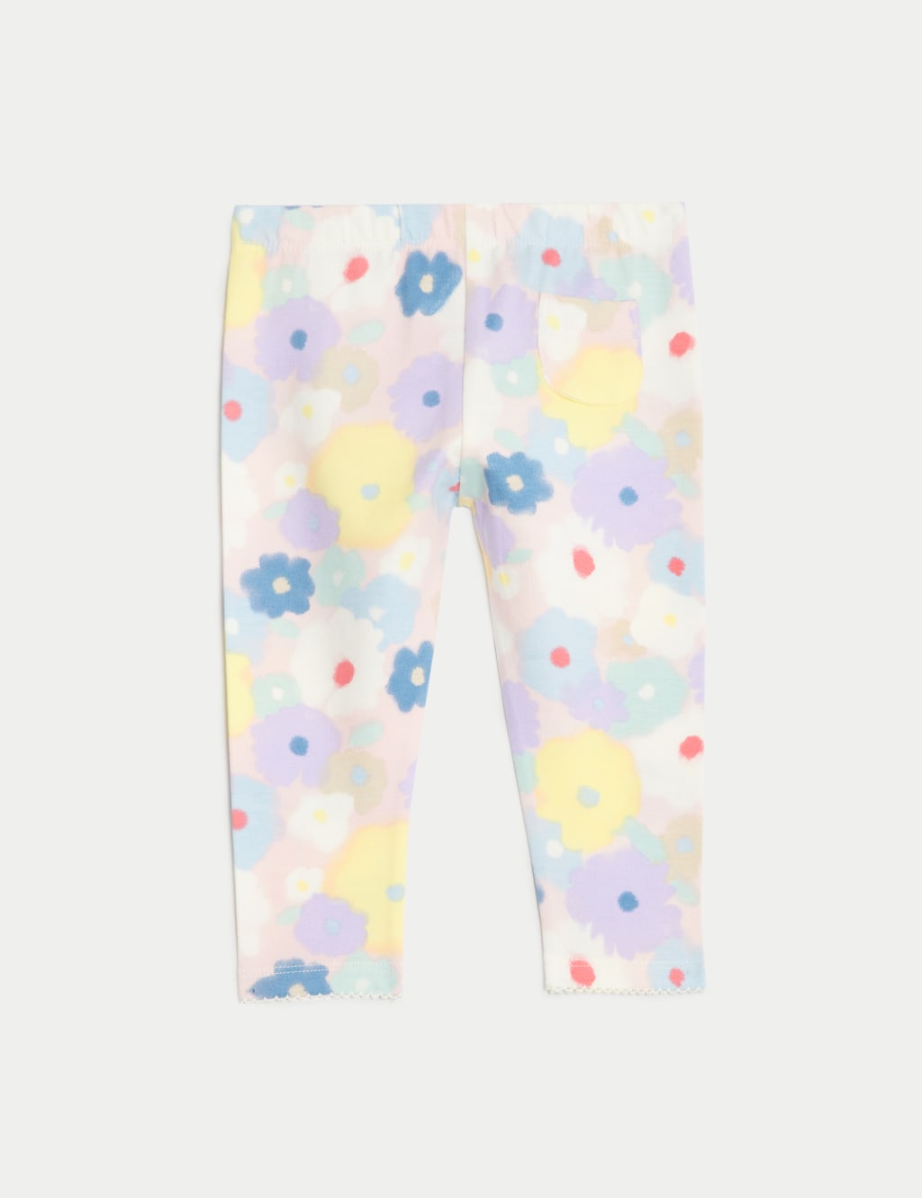 3pk Cotton Rich Assorted Leggings (0-3 Yrs) image 2