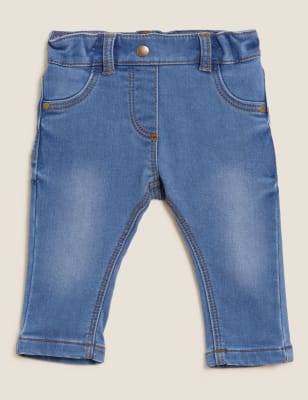 

Unisex,Boys,Girls M&S Collection Light Wash Jeans (0-3 Yrs) - Light Denim, Light Denim