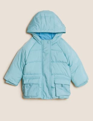 

Unisex,Boys,Girls M&S Collection Stormwear™ Padded Coat (0-3 Yrs) - Green Mix, Green Mix