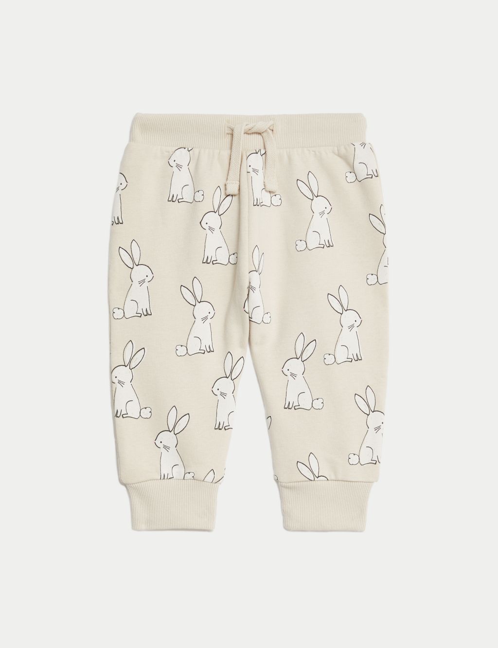 Cotton Rich Bunny Joggers (0-3 Yrs) image 1