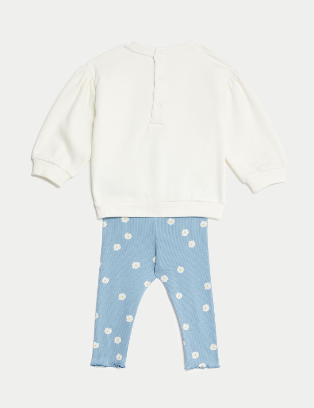 2pc Cotton Rich Swan Outfit (0-3 Yrs) image 2
