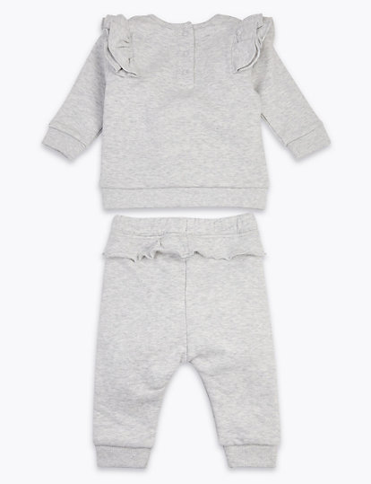 2 Piece Cotton Face Detail Outfit (0-3 Yrs)