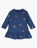 Organic Cotton Floral Print Outfit (0-3 Yrs)