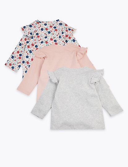3 Pack Cotton Bunny Tops (0-3 Yrs)