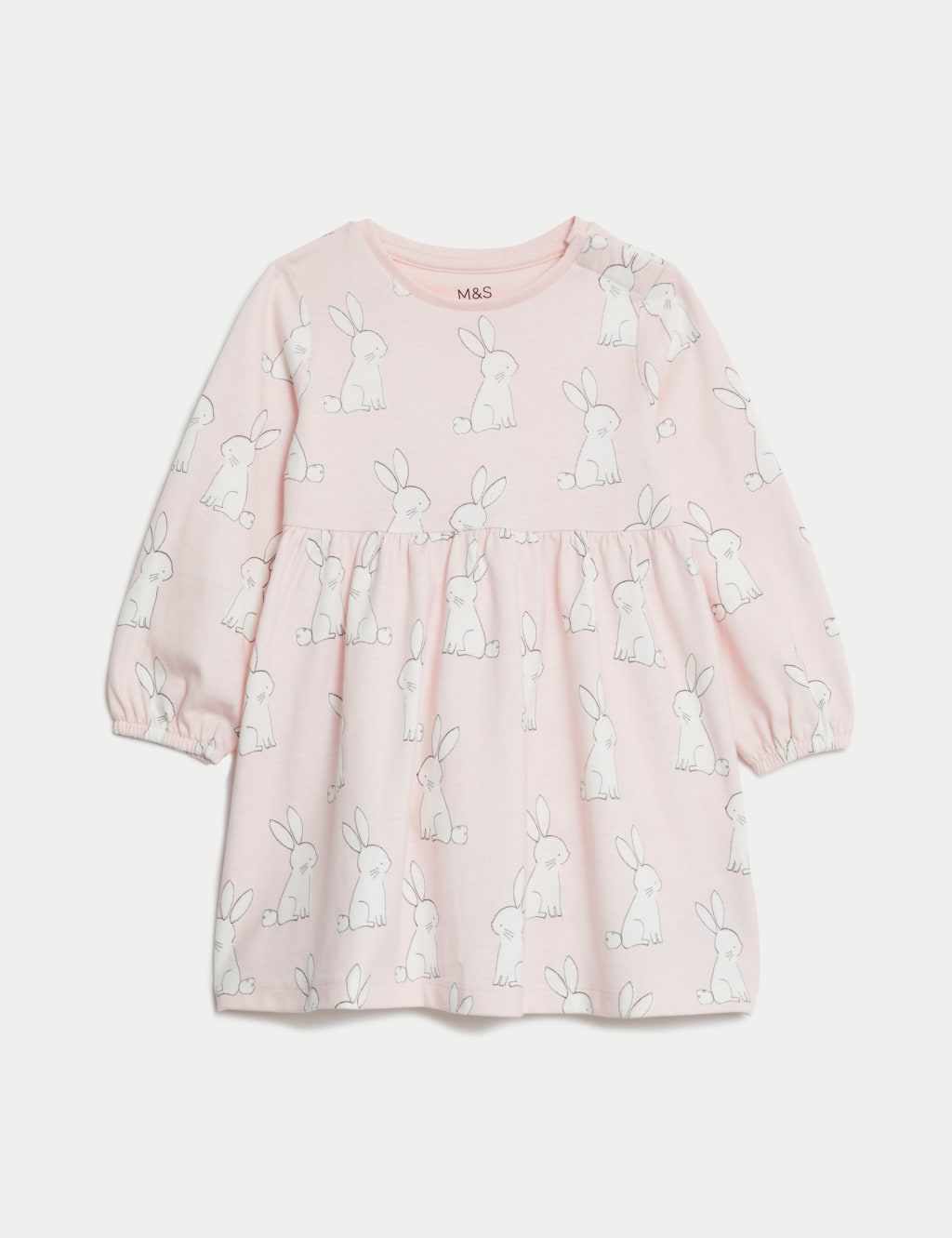 Pure Cotton Bunny Dress (0-3 Yrs) image 1