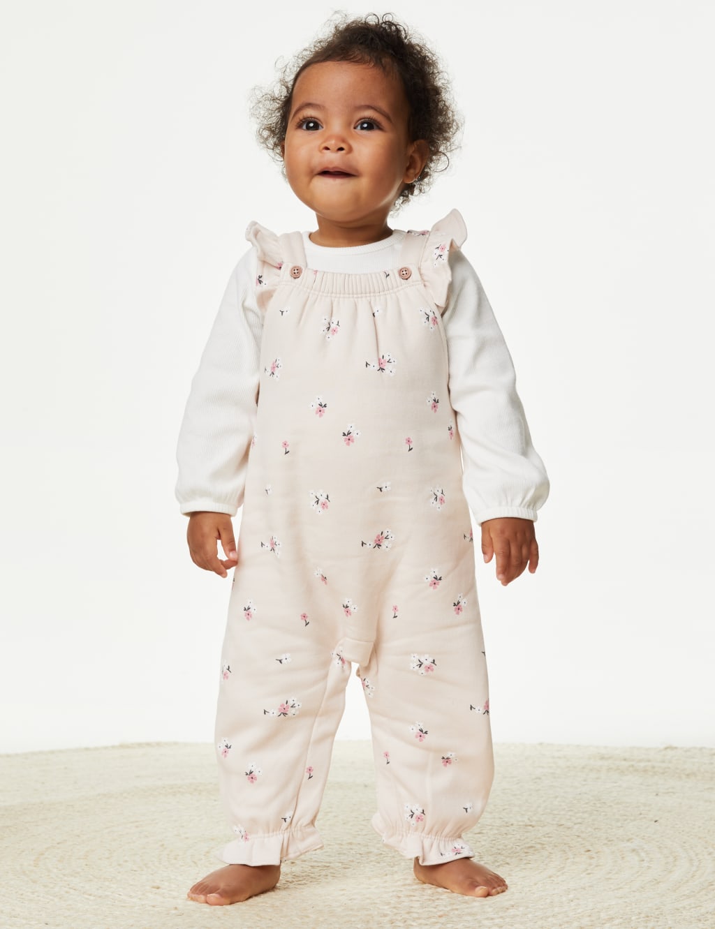 Baby girl dungarees clearance