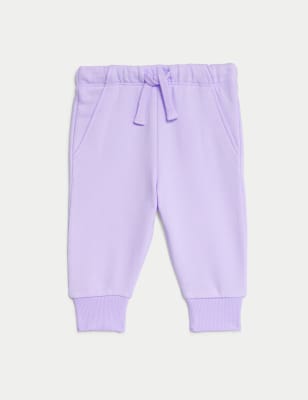 

Girls M&S Collection Cotton Rich Joggers (0-3 Yrs) - Lilac, Lilac