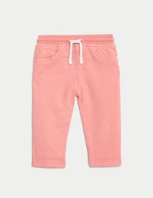 Cotton Rich Woven Trousers (0-3 Yrs)