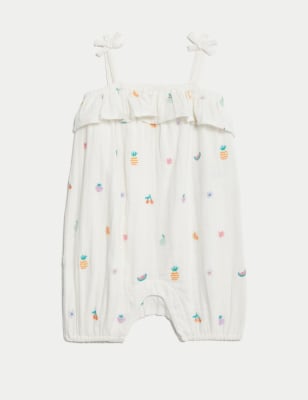 Pure Cotton Fruit Romper (0-3 Yrs)