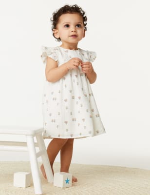 

Girls M&S Collection 2pc Pure Cotton Floral Outfit (0-3 Yrs) - Cream Mix, Cream Mix