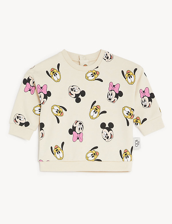 Cotton Rich Minnie Mouse™ Sweater (0-3 Yrs) - GA