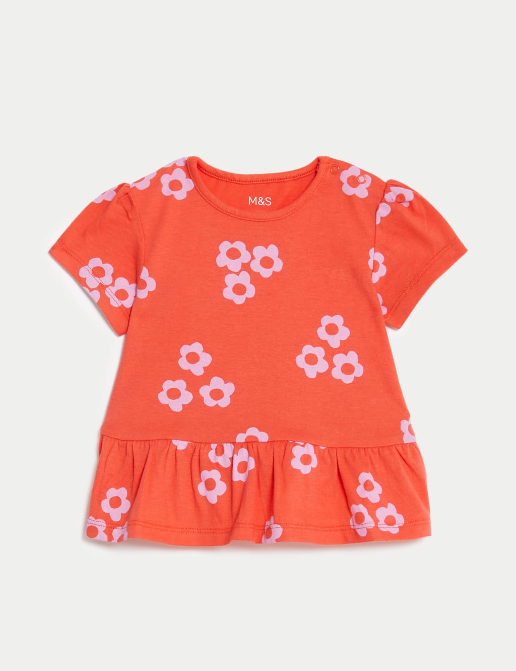 2pc Cotton Rich Floral Outfit (0-3 Yrs) image 3