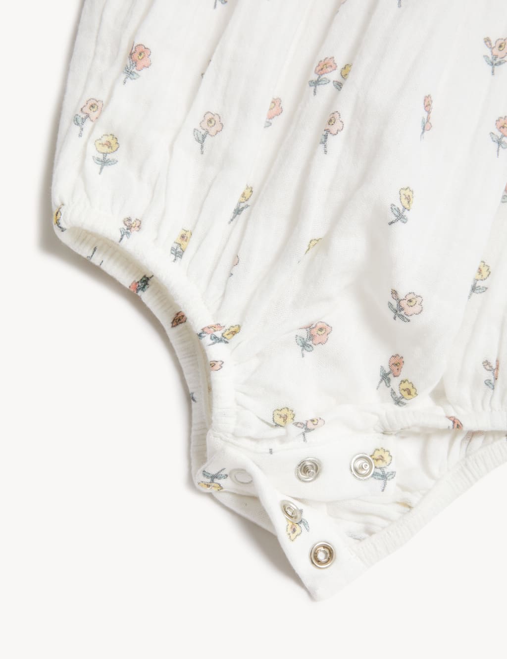 Pure Cotton Floral Romper (0-3 Yrs) image 3