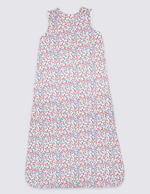 Gigoteuse 100&nbsp;% coton biologique &agrave; motif fleuri, indice de chaleur&nbsp;1,5