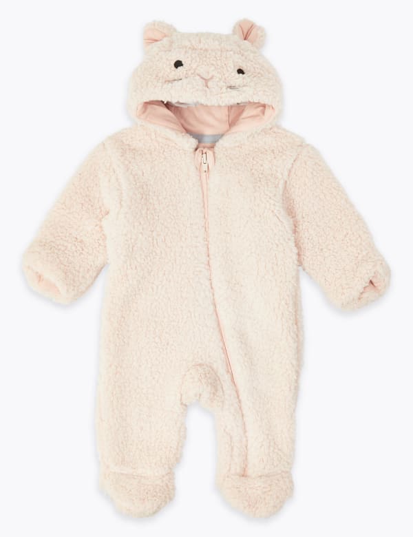 Bunny Pramsuit (7lbs-12 Mths)