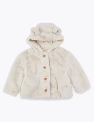 Veste en fausse fourrure