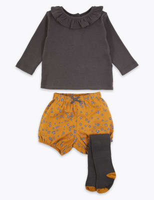 Ensemble 3&nbsp;pi&egrave;ces avec short en jersey