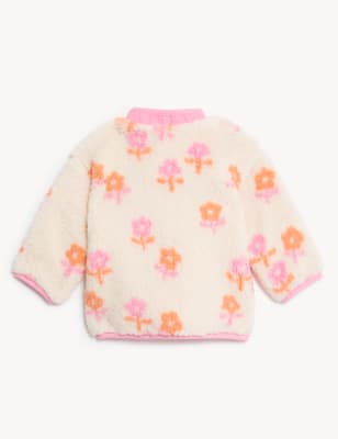 

Girls M&S Collection Borg Floral Jacket (0-3 Yrs) - Pink Mix, Pink Mix