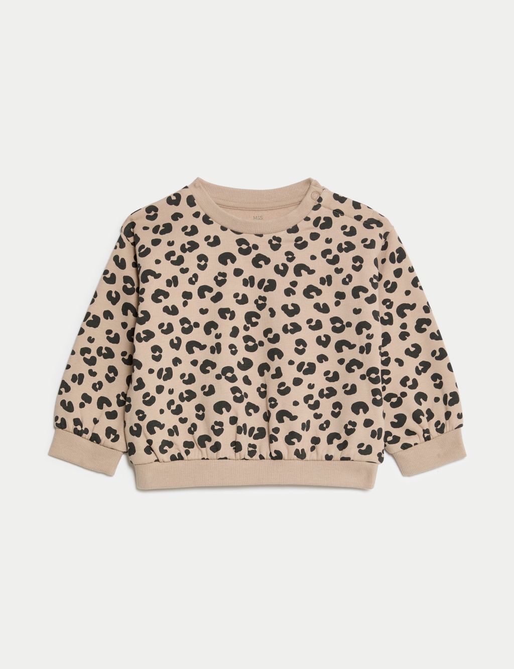Cotton Rich Leopard Print Sweatshirt (0-8 Yrs)