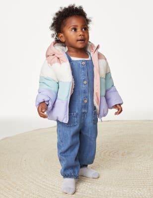 

Girls M&S Collection Stormwear™ Borg Lined Padded Jacket (0-3 Yrs) - Pink Mix, Pink Mix