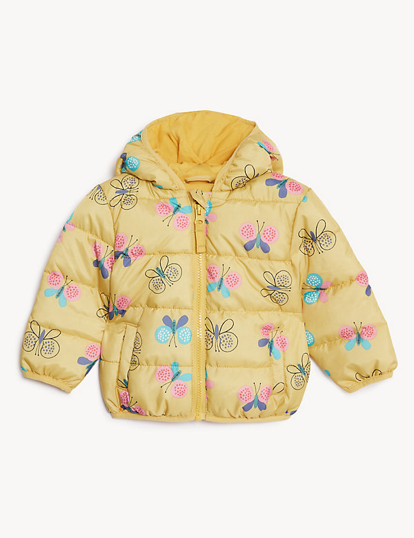 Hooded Butterfly Jacket (0-3 Yrs) - GR