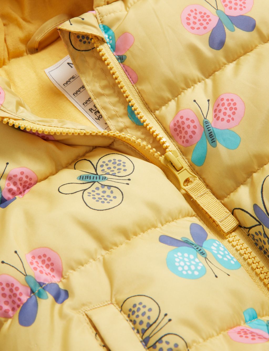 Hooded Butterfly Jacket (0-3 Yrs) image 3