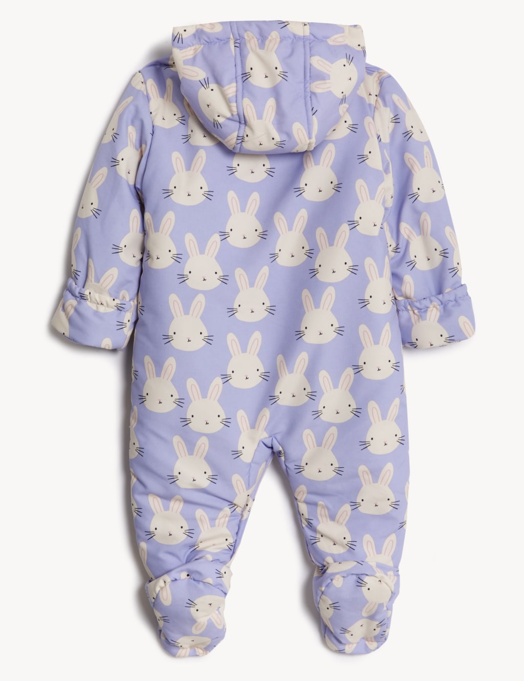 Bunny Print Snowsuit (0-3 Yrs) image 3